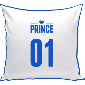 Polštář Polštář barevný 32x32 cm Prince s vlastním číslem