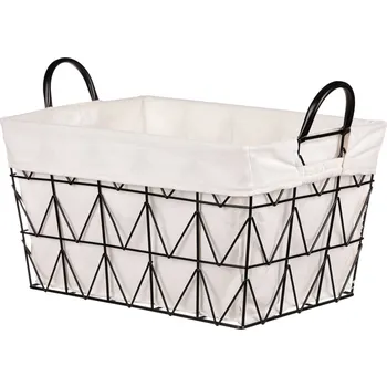 Koš na prádlo Autronic Koš kovový, s látkou OV4135-ST