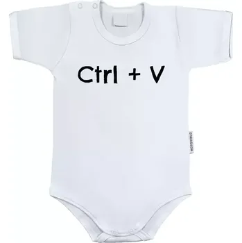 Kojenecký body Dětské body s krátkým rukávem Ctrl + V