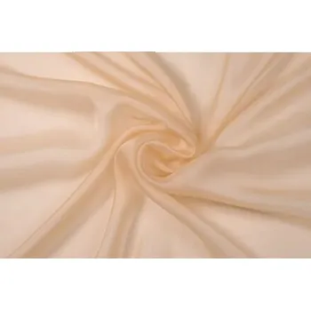 Hedvábný šifon, pudrový, sartor.cz