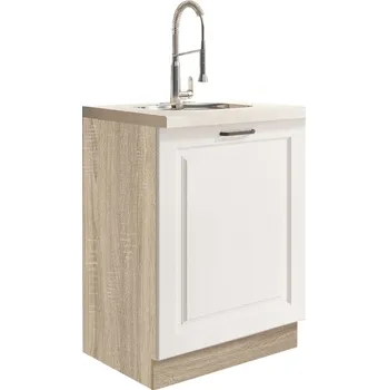 Kuchyňská skříňka Fadome Dolní kuchyňská dřezová skříňka Smart 11D-60 Zvolte korpus: Borovice andersen