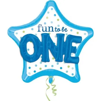 Balónek Amscan Balónek fóliový Multi ONE hvězda 91 x 91 cm