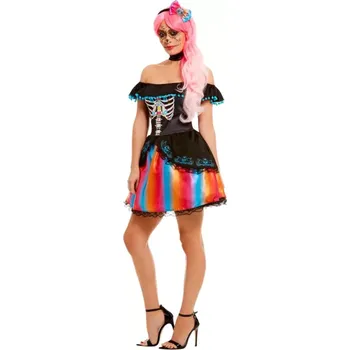 Karnevalový kostým Kostým "Sexy Mexická kostlivka" S