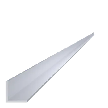 Stavební profil KVN ALUMINIUM L profil 20x20x2mm, dĺžka 6000 mm, materiál EN AW-6060 T66, prírodný hliník bez povrchovej úpravy, cena za kus