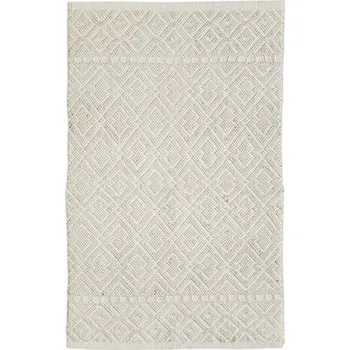 Koberec Koberec z proužků látek Vida béžová 65x130 cm