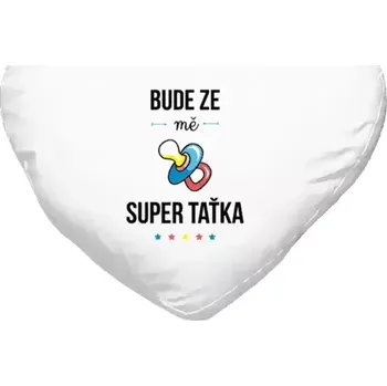 Polštář Polštář srdce 40x35 cm Bude ze mě super taťka