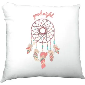 Lapač snů Polštář saténový s potiskem Lapač snů - Good night