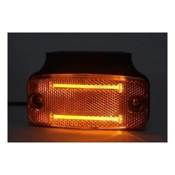 Přídavný světlomet Poziční světlo LED s držákem, oranžové, 12/24V 16336