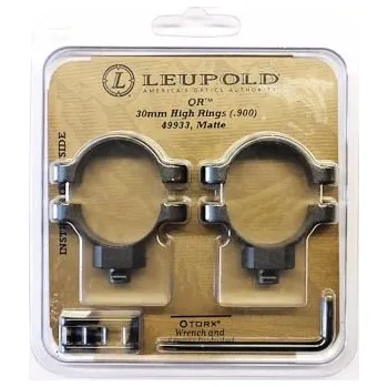 Sportovní střelba Montáž kroužky Leupold QR 30mm matné vysoké