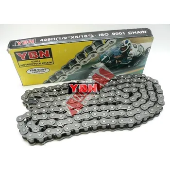 Řetězová sada pro motocykl řetěz motocyklový YBN 428H 120 čl.