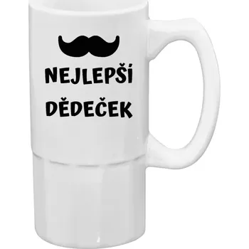 Sklenice Půllitr pro dědečka - Nejlepší dědeček - 500 ml
