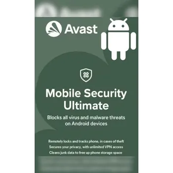 Antivir Avast Mobile Ultimate (1 zařízení / 3 roky)