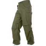 Kalhoty U.S. M65 - OLIV 50% bavlna+50% nylon (Vojenské jednobarevné kalhoty pro muže, army kalhoty. Kalhoty jsou ušity z pevného materiálu pro celoroční použití. V pase jsou našity pásky z přezkou pro případnou úpravu pasu.)