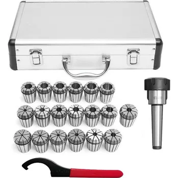 Sada upínače MK3/M12/ER32 a kleštin 2-20 mm (19 ks)