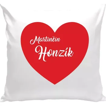 Polštář Polštář bílý 40x40 cm Její se jménem
