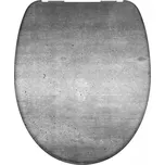 WC sedátko Industrial grey, softclose, odnímatelné, duroplast 82155