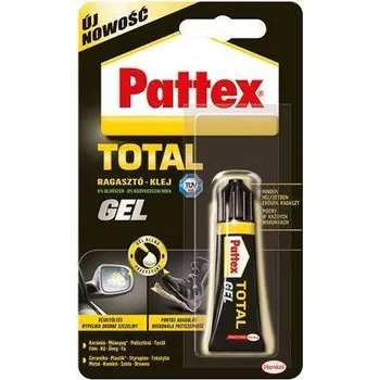 Kancelářské lepidlo HENKEL Vteřinové lepidlo Pattex Total Gel, 8g, HENKEL 14552