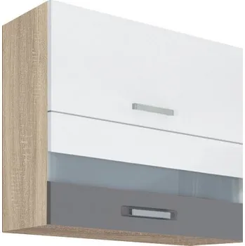 Kuchyňská skříňka Fadome Horní výklopní kuchyňská skříňka Global 41G-80 Zvolte kování: Basic GTV, Zvolte korpus: Dub artisan