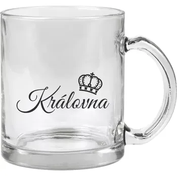 Hrnek 330 ml - skleněný Královna
