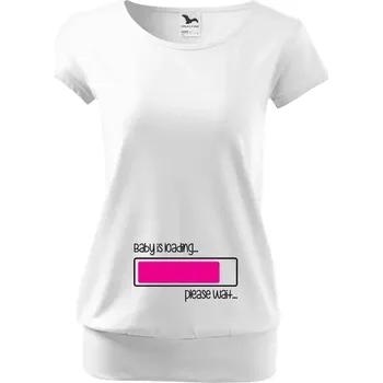 Těhotenské tričko Malfini City Baby is loading