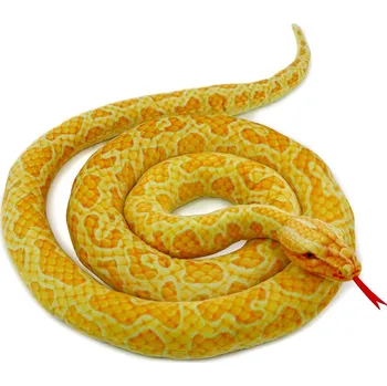 plyšák andos Velký plyšový had krajta 300 cm zlatá