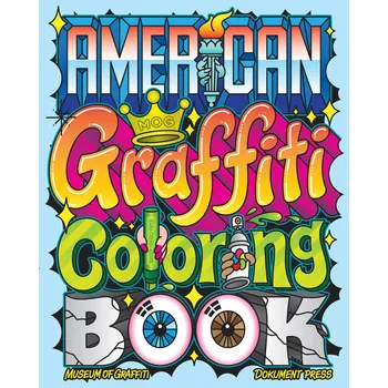 omalovánky Stylefile American graffiti coloring book