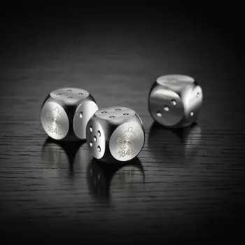 Sada stříbrných kostek 925/1000