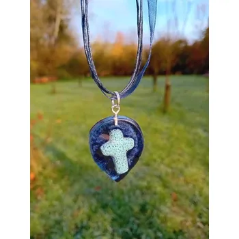 Náhrdelník Náhrdelník Křížek z Tufu (Náhrdelník Křížek z Tufu)