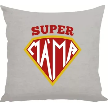 Polštář Polštář lněný 40x40 cm Supermáma