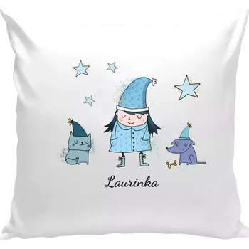 Polštář Polštář bílý 40x40 cm Pohádka