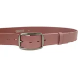 PENNY BELTS Kožený opasek 117503 růžový - 100 cm
