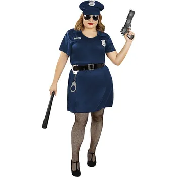 Karnevalový kostým Funiglobal - Plus size kostým policistka pro ženy - XXL