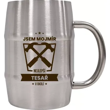 Sklenice Nerezový chladicí půllitr Nejlepší v okolí - tesař