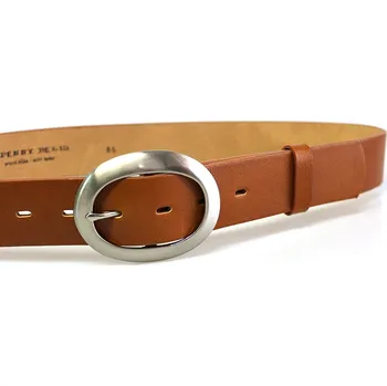 Opasek PENNY BELTS Kožený opasek 11842 světle hnědý - 105 cm