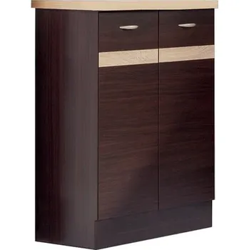 Kuchyňská skříňka Bog Fran Dolní skříňka 60 kuchyň Eliza (EZ14/D60) Zvolte dvířka: spodní dvířka - rijeka světlá/dub wenge