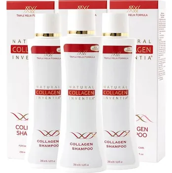 Šampon Inventia kolagenový šampon 3 x 200 ml
