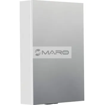 Koupelnový nábytek Smart30 Orin Skříňka zrcadlová 50 x 72 cm, se zásuvkou a vypínačem, L provedení, bílá lesk, OR ZS 50 1D L A0536