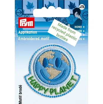 Nášivka PRYM Nášivka recyklovaná, šťastná planeta, nažehlovací