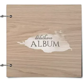 Fotokniha Dřevěné album se sponami Zajíc se jménem