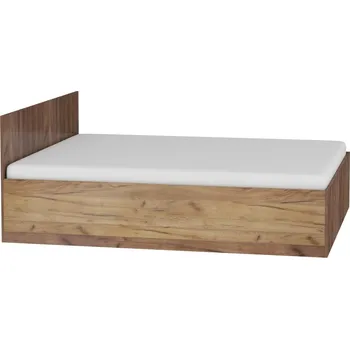 Postel Postel s roštem GATTON 160x200 cm, craft tobaco/craft zlatý, 5 let záruka +možnost VÝNOSU + vyzvednutí ZDARMA