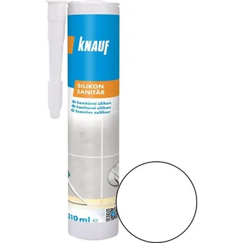stavební silikon Knauf Sanitární silikon, bílý, 310 ml&nbsp;5862