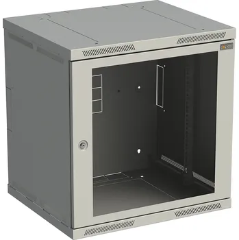 Rozvaděč SOLARIX Rozvaděč nástěnný SENSA 12U 500mm, dveře sklo, RAL 7035, SENSA-12U-65-11-G 83000185