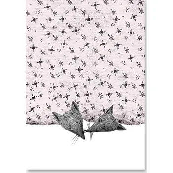 Zamilované lišky pod dekou (přání)