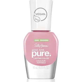 Přípravek na nehty Sally Hansen Good. Kind. Pure. dlouhotrvající lak na nehty se zpevňujícím účinkem odstín Love Your Lotus 10 ml