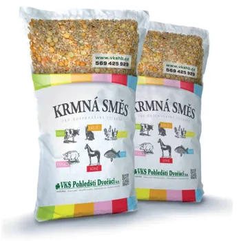 Krmivo pro hospodářské zvíře VKS Pohledští Dvořáci Výkrm holubů granule VKS Pohledští Dvořáci