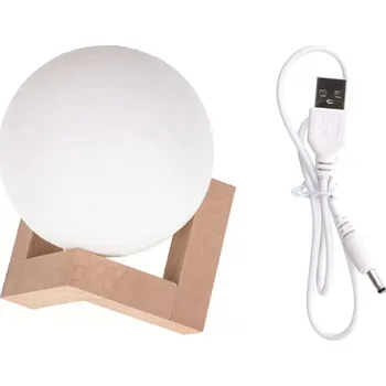 Dětské svítidlo Noční lampička dekorativní - 3D ve tvaru měsíce