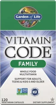 Garden of Life Vitamin Code Family 120 cps.