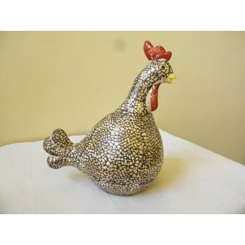 Velikonoční dekorace KOHOUT - GLAZOVANÁ KEREMIKA