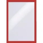 Magnetický informační rámeček DURAFRAME A4, červená