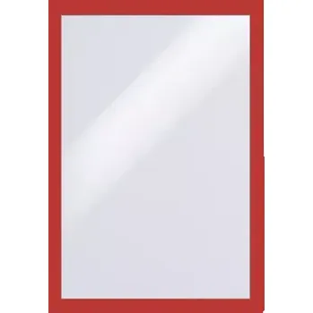 Magnetický informační rámeček DURAFRAME A4, červená